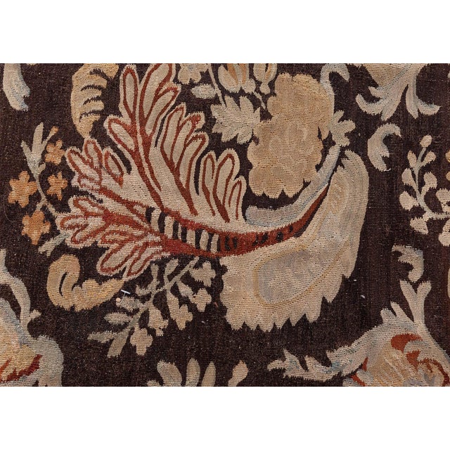 Brown Antique Russian Bessarabian Kilim Rug For Sale - Image 8 of 9