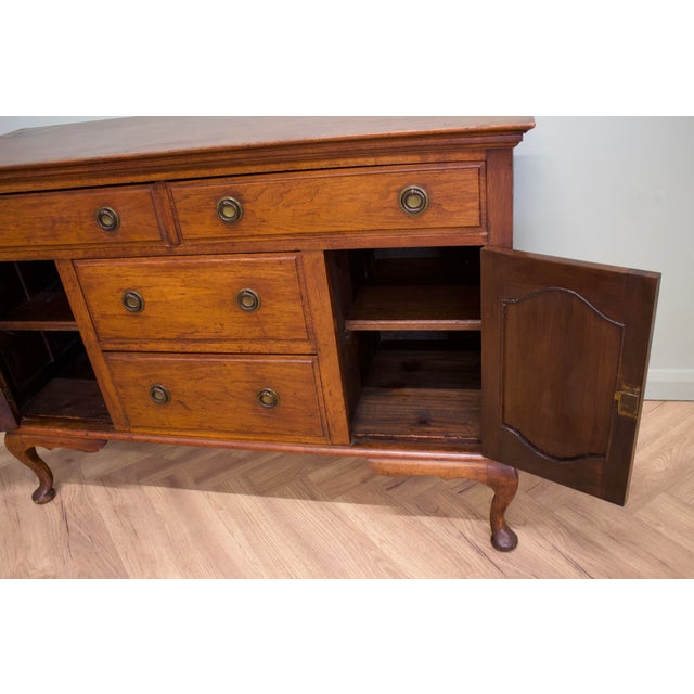 20th Century Walnut Sideboard, 1910s For Sale - Image 10 of 11