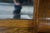 Antique Victorian Quartersawn Oak American Empire Mantel Mirror Backsplash 60" For Sale - Image 10 of 12