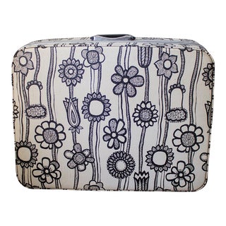 1960s Samsonite Floral Pop Luggage For Sale