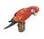 Vintage Italian Hand-Painted Ceramic Scarlet Macaw Parrot Sculpture For Sale In West Palm - Image 6 of 12