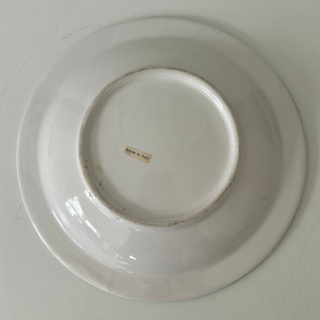 Vintage Ceramic Fish Serving Dishes Hand Painted Italy For Sale - Image 4 of 5