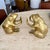 Metal Pair Vintage Brass Andrea by Sadek Frog Bookends Rare Mid Century Design VTG MCM For Sale - Image 7 of 9