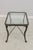Outdoor Cast Aluminum Glass Top Patio Cocktail Table For Sale - Image 4 of 14