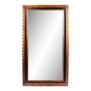 20th Century Parcel Giltwood and Ebonized Mirror