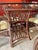 1970 Bamboo Round Glass Table and 4 Chairs For Sale In West Palm - Image 6 of 9