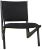 Boomerang Chair, Charcoal Black For Sale