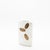 R & Y Augousti Modern Vase in Shagreen With Shell and Brass Details R&y Augousti For Sale - Image 4 of 7