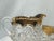 Late 19th Century Antique Eapg "Heart With Thumbprint" Gilt Glass Creamer & Bowl Set For Sale - Image 5 of 9