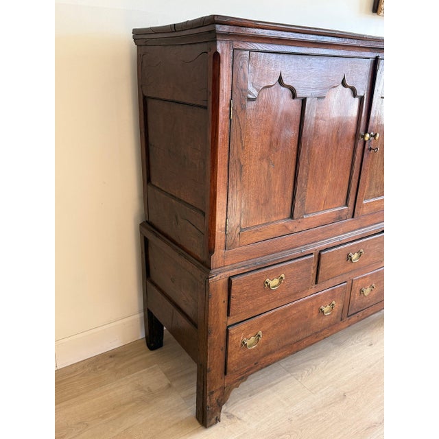 Early 19th Century Early 19th Century English Oak Stable Cabinet/Hutch For Sale - Image 5 of 7