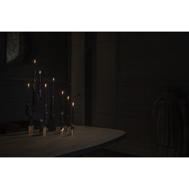 Ashes to Ashes B6 Bronze Candleholder by William Guillon For Sale - Image 16 of 18