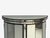 1970s Hollywood Regency Style, Distressed Glass, Mirrored Demilune Cabinet For Sale - Image 5 of 12