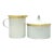 Vintage Mid-Century Modern Rosenthal Kurfürstendamm Gold Embellished Porcelain Creamer and Sugar Bowl Set For Sale