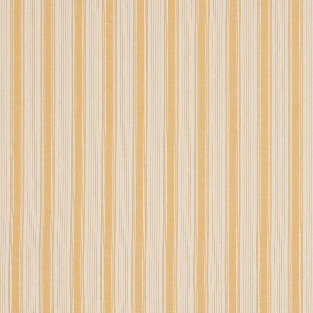 Sample - Schumacher x Mark D. Sikes Ojai Stripe Fabric in Yellow For Sale In Charlotte - Image 6 of 6