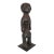 Old wooden Tanzania doll adorned with embedded seed detail. Displayed on an iron stand. Traditionally used in dance during...