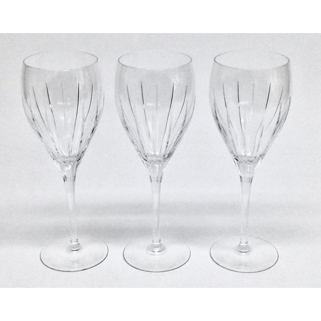 Beautiful never used vintage wine or water stemware glasses made in France by Christofle. These glasses are in the box as...