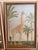 Modern Unknwon, Giraffe Prints, 1990s, Wood & Paper, Framed For Sale - Image 3 of 5