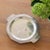 Stunning Art Deco silver plated tray from France, 1930s. Low octagon plate with handles and etched edge detail resting on...