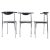 Mid-Century Dining Chairs, Germany, 1980s, Set of 3 For Sale - Image 17 of 17