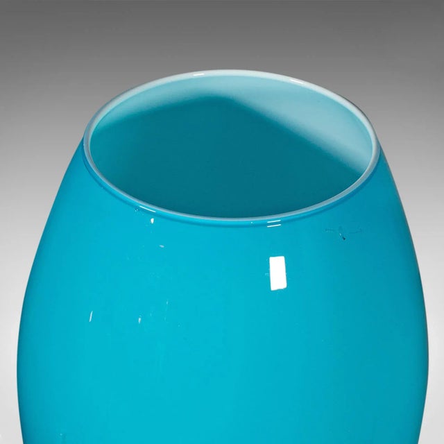 Glass 1970s Giant Pair of Vintage English Wine Glasses For Sale - Image 7 of 11