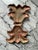 Antique Cast Iron Architectural Fragment in Red Paint For Sale - Image 4 of 5
