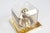 Vintage Glass and Brass Wall Lamps from Glashütte Limburg, 1970s, Set of 2 For Sale - Image 6 of 9