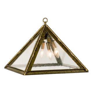 Inverted Pyramid With Glass Pendant by Lowcountry Originals For Sale