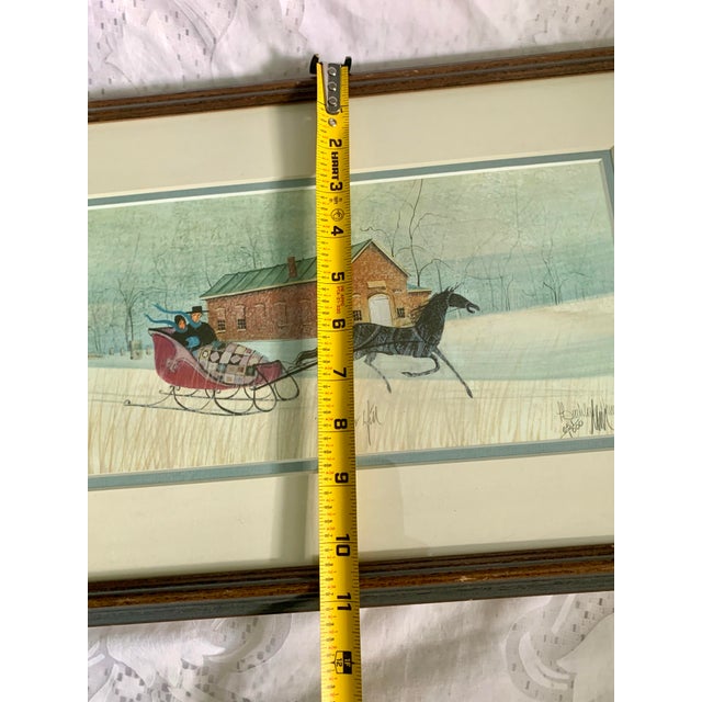 Vintage Pat Buckley Moss- Lauber Hill Hand Signed Limited Edition Lithograph Framed For Sale - Image 9 of 12