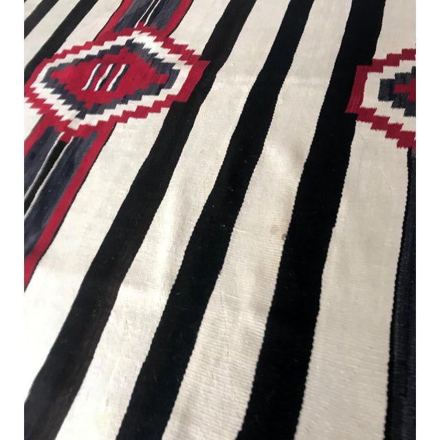 Antique Navajo Chief Blanket Third Phase Revival For Sale - Image 10 of 17