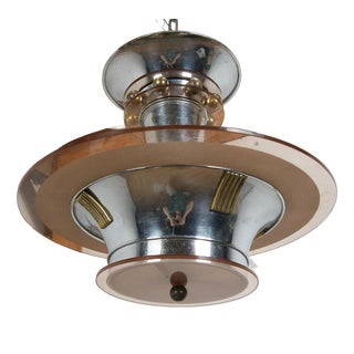 Art Deco Ceiling Light by Petitot, 1930s For Sale
