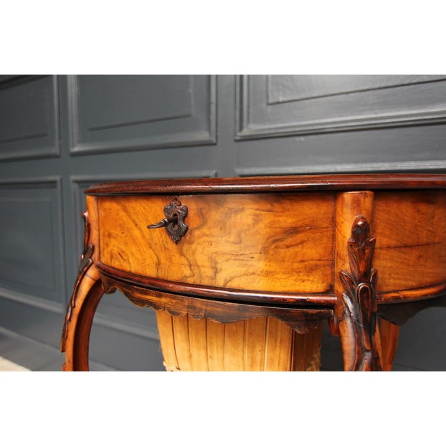 Wiener Baroque Sewing Table, 1860s For Sale - Image 14 of 18