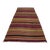 1960s Rustic Style Stripe Design Handmade Oushak Kilim Rug For Sale