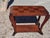 Antique French Art Deco Side Table Parquet Top Oak For Sale - Image 4 of 7