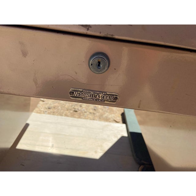 Metal 1970s McDowell and Craig Tanker Desk For Sale - Image 7 of 12