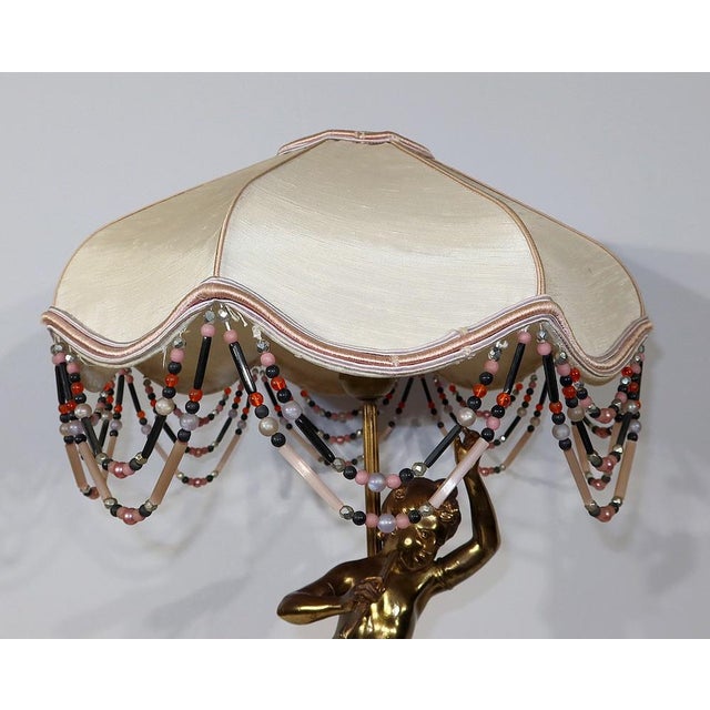 The Flute Player Lamp from Auguste Moreau, 1890s For Sale - Image 6 of 18