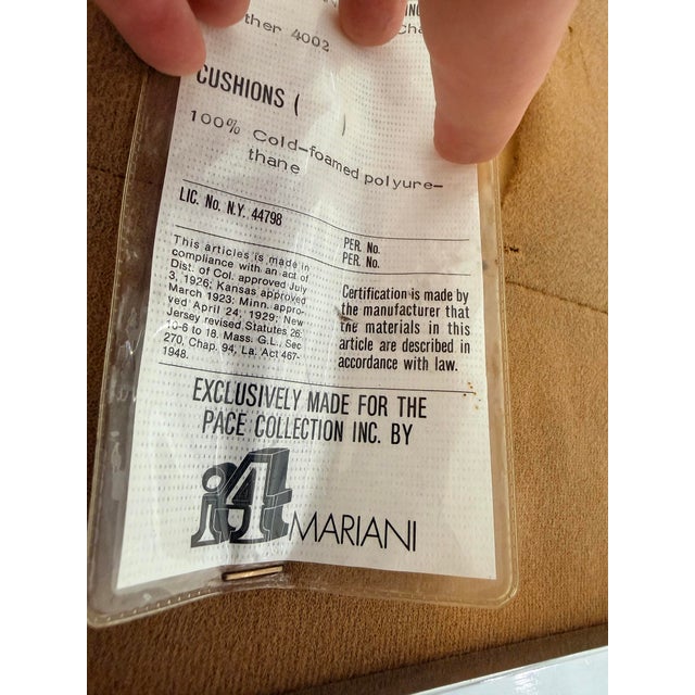 Set of 4 Lugano Chairs in Cognac Leather, I4 Mariani for Pace Collection, 1970's For Sale In Los Angeles - Image 6 of 13