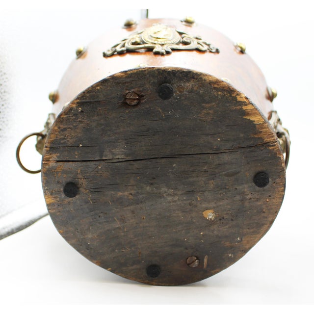 Pair of French Napoleon III Period Walnut, Bronze, & Brass Jardinieres For Sale - Image 9 of 13