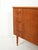 Wood Scandinavian Teak Chest of Drawers with Brass Inserts, 1950s For Sale - Image 7 of 10