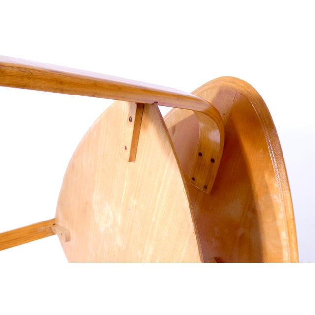 Vintage French Side Table by Hugues Steiner, 1950 For Sale - Image 9 of 16