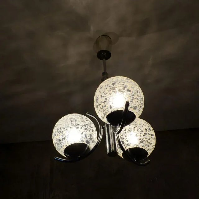 Silver Mid-Century Ceiling Lamp by Richard Essig, 1960s For Sale - Image 8 of 14