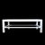 Contemporary Rectangular Linen Wrapped Coffee Table For Sale - Image 3 of 5