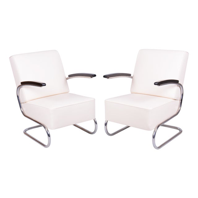 Bauhaus Armchairs by W. Gispen for Mücke-Melder, Czech Republic, 1930s, Set of 2 For Sale