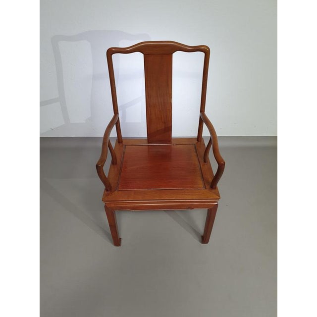 Vintage Chinese Ming chair. Wide 56 / depth 55 / height 98 /seat height 43 / seat depth 43 cm 1970'S