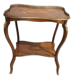 French Inlaid Occasional Table