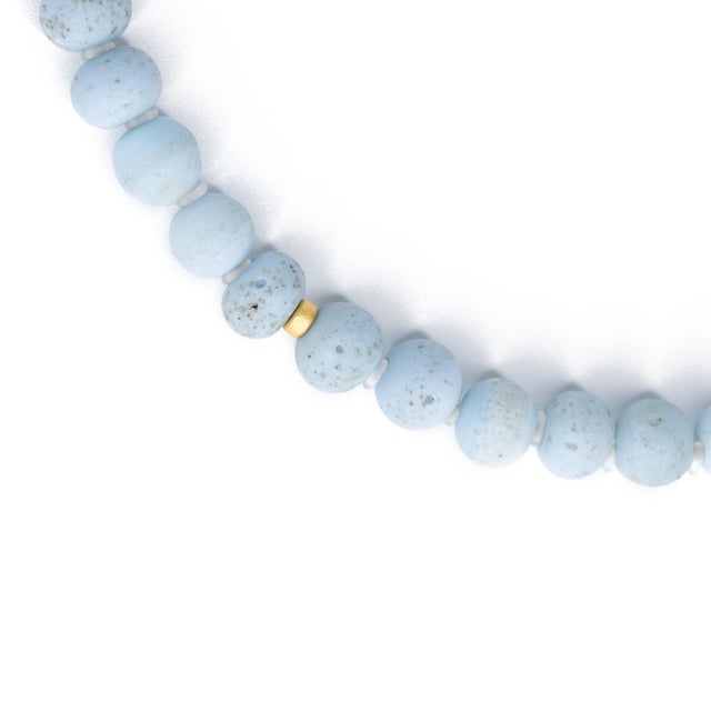 Modern Baroque Pearl Amethyst Color Block Necklace For Sale - Image 3 of 8