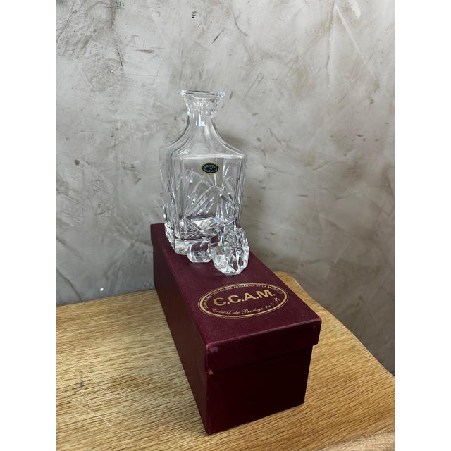 Whiskey Decanter from Compagnie Cristallière de la Moselle, 1950 For Sale - Image 6 of 10