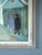 Paint Mid-Century Modern 'Walking Home Together' Vintage Original Swedish Naïve Style Street Scene Oil Painting, Framed For Sale - Image 7 of 12