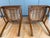 Pair of Vintage Mid Century Wood and Leather Chairs For Sale - Image 10 of 12