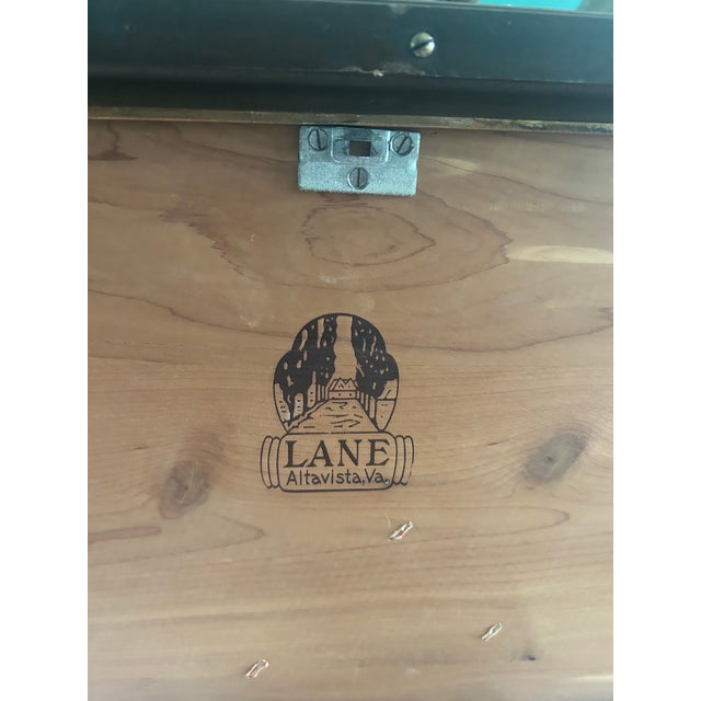 1934 Lane Cedar Hope Chest – Altavista Virginia – Original Interior Tray For Sale - Image 10 of 12