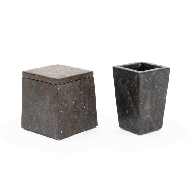 Stone Duvall Atelier "Luxor" Marble Accessories, 6 For Sale - Image 7 of 16